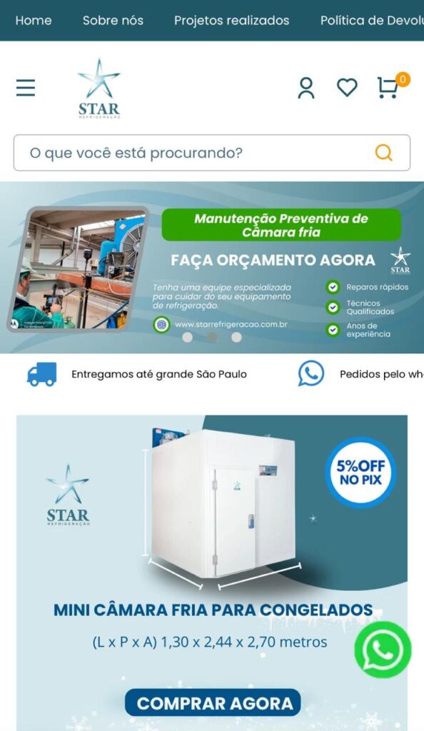 precisou de peças